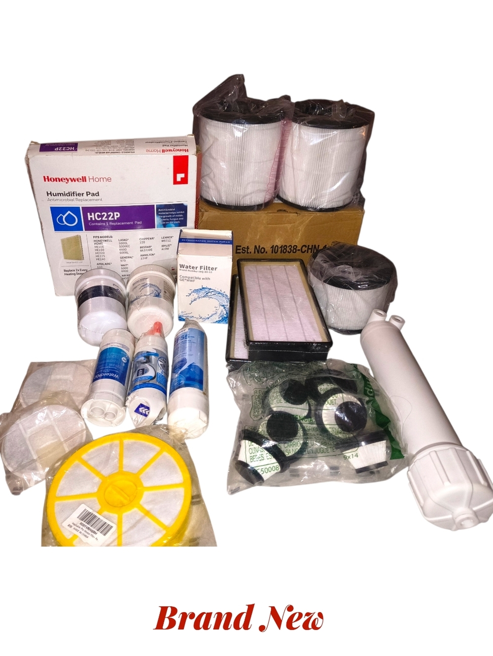 White Humidifier & Water Filter Replacement Bundle